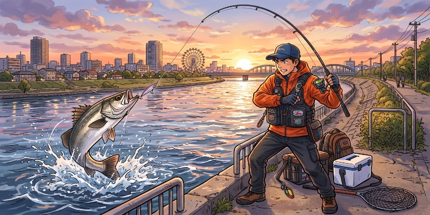 旧江戸川　シーバス釣り