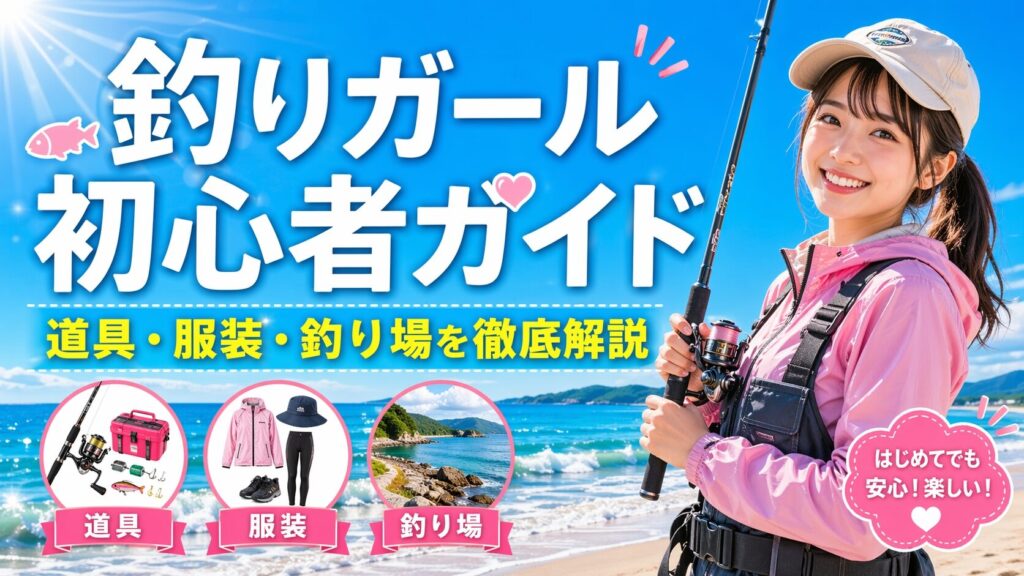 釣りガール初心者