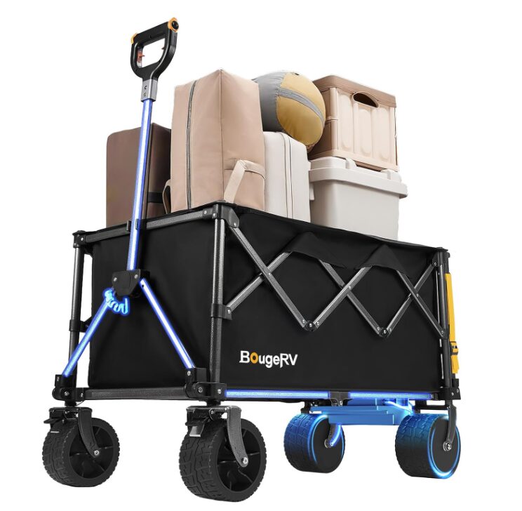 BougeRV 楽GoWagon電動キャリーワゴン│業界トップレベル・200kg耐荷重・20km最大航続距離