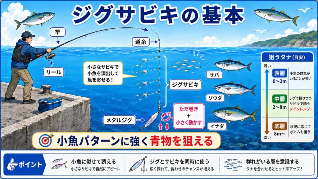 ジグサビキ