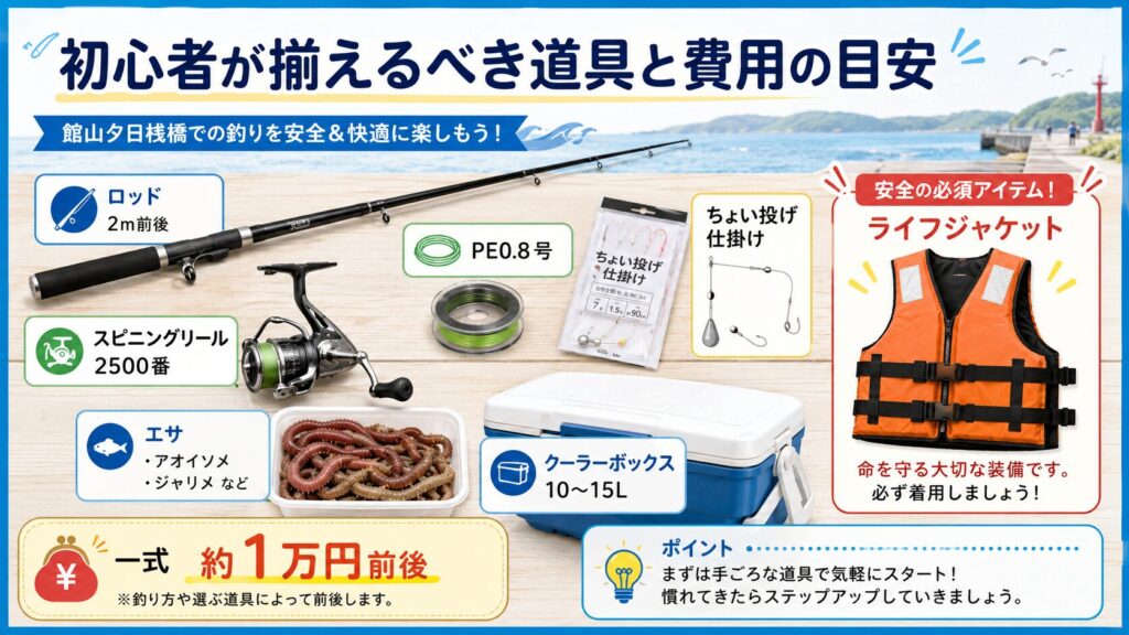 初心者が揃えるべき道具と費用の目安