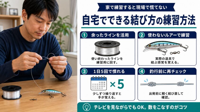 自宅でできる結び方の練習方法