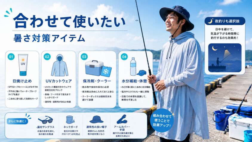 冷感ポンチョと合わせて使いたい暑さ対策アイテム