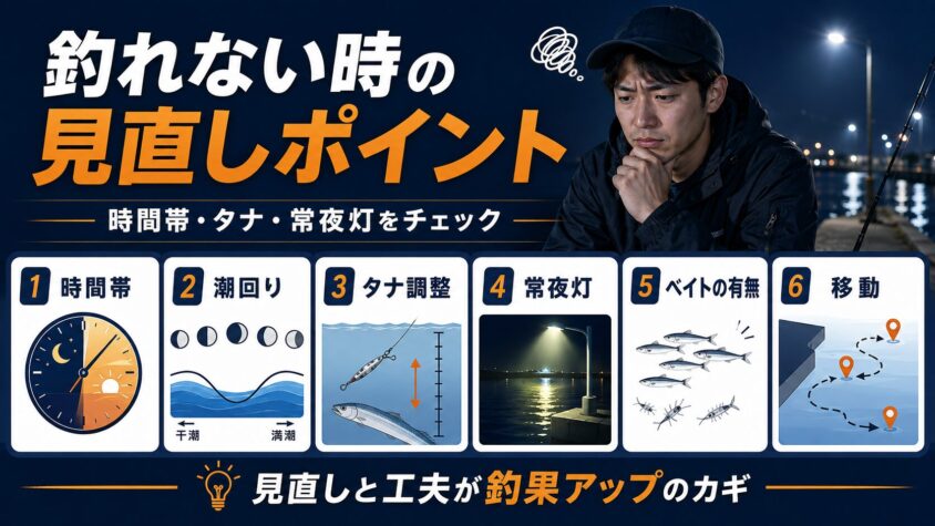 タチウオが釣れない時に見直したいポイント