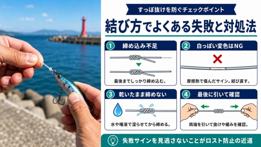 結び方でよくある失敗と対処法